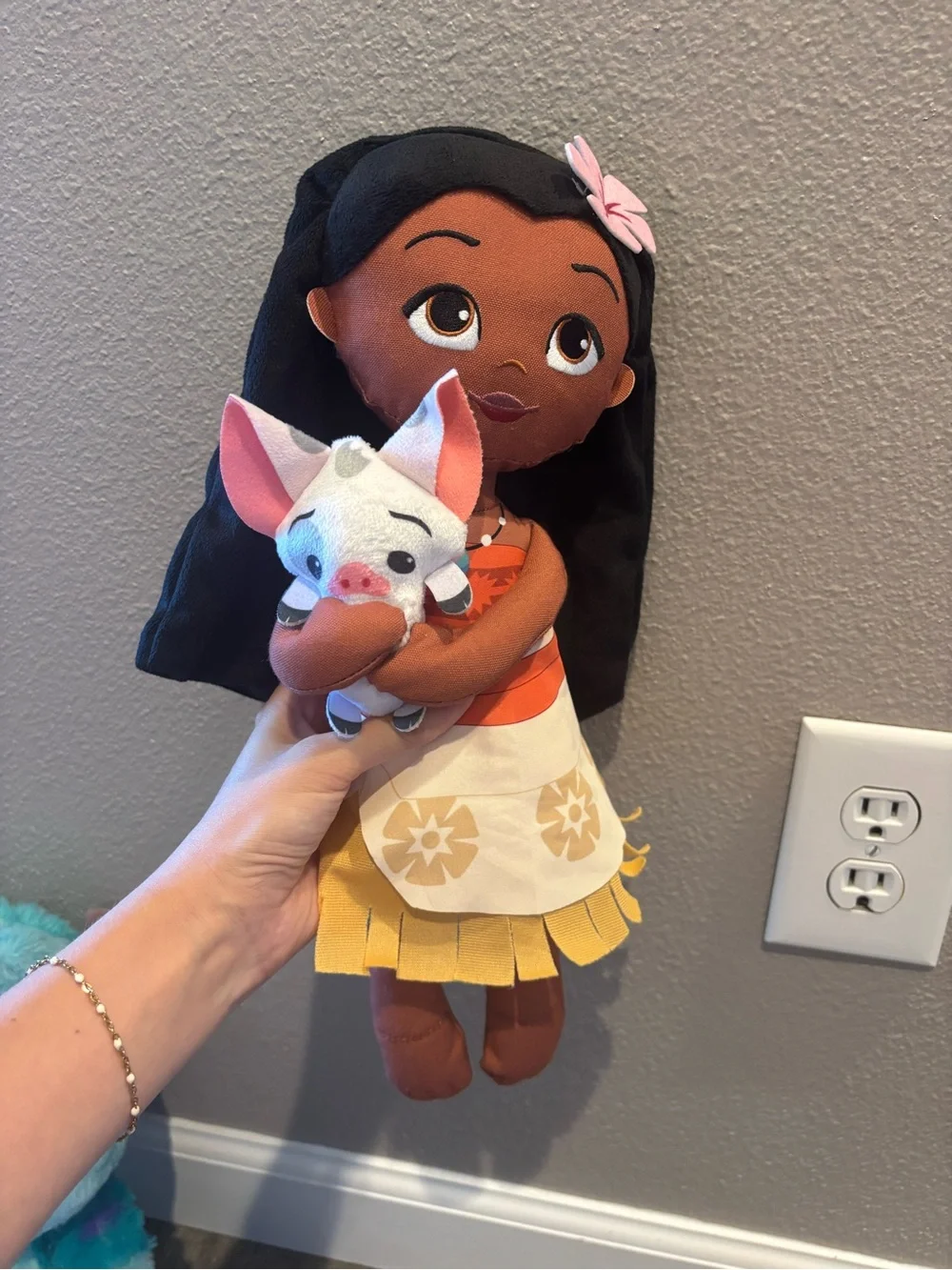 Disney Moana Plush Doll with Pua 14”